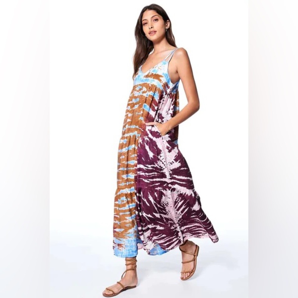 Young Fabulous & Broke Tie Dye Patio Dress